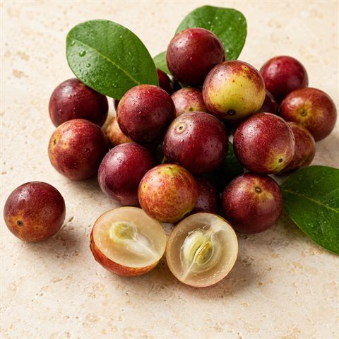 Bacche di camu camu rosse