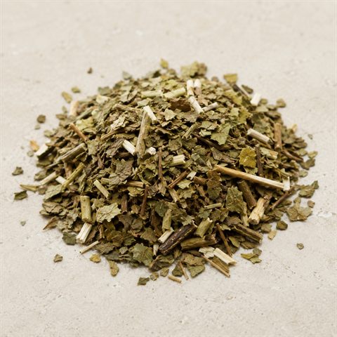 Foglie di yerba mate essiccate